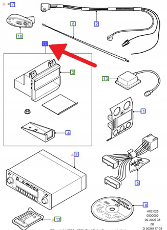 RAMKA RADIA DIN FORD FIESTA SMAX GALAXY 1465054 _ AM6S6J-18B863-AC33M4