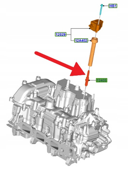 ŚWIECA ZAPŁONOWA 1.5 2.3 EB FORD MUSTANG KUGA 2024- 2615736 _ P2GE-12405-AA