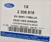 KORPUS LUSTERKA LEWEGO FORD FOCUS Mk3 2011-2018_2308818_BM51-17683-UK
