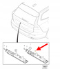 KLAMKA TYLNEJ KLAPY BAGAŻNIKA VOLVO XC90 2016- V60 2019-OEM/OE 32394646