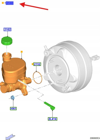 POMPA HALUCOWA FORD MUSTANG MK6 2015- OE 5349261 _ GR3C-2A032-AB
