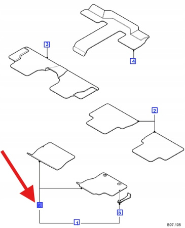 DYWANIKI WELUROWE PRZÓD FORD C-MAX 2012- OE 1765393 _ AMBM5J-13005-BA31TC