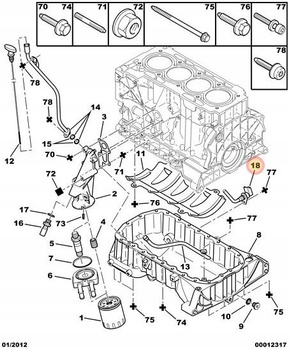CZUJNIK POZIOMU OLEJU CITROEN C4 C5 C8 JUMPY XSARA OE 1131E5