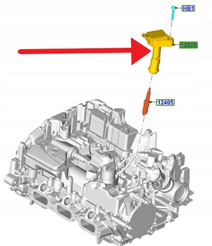 CEWKA ZAPŁONOWA 1.5 EB FORD FOCUS FIESTA KUGA 20- 2311876 _ HX7G-12A366-AB