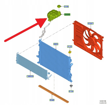 ZBIORNICZEK WYRÓWNAWCZY 1.0 1.5 2.3 EB FOCUS 2018- 2213988 _ JX61-8A080-AB