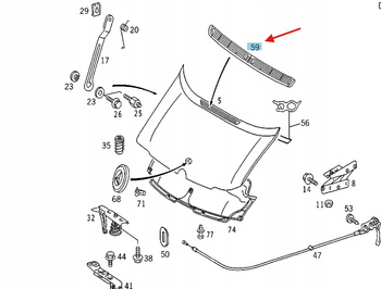 KRATKA ATRAPA MASKI PRZÓD MERCEDES SPRINTER W901 W902 W903 OE A9018300218