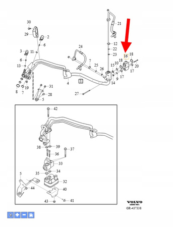 ZAWÓR ROZPRĘŻNY KLIMATYZACJI VOLVO XC90 XC60 V90 S90 V60 S60 OEM 32130443