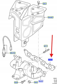 USZCZELKA KOLEKTORA WYDECHOWEGO 1072066 _ 98MM-9448-AB