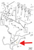 PRZEWÓD PALIWOWY 2.0 D4 VOLVO S40 V50 2004- C70 C30 S80 V70 OE 30725286