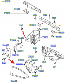 UCHWYT ŻARÓWKI TYLNEJ LAMPY PRAWA GALAXY 2006-2010 1377051 _ 6M21-13N411-FA