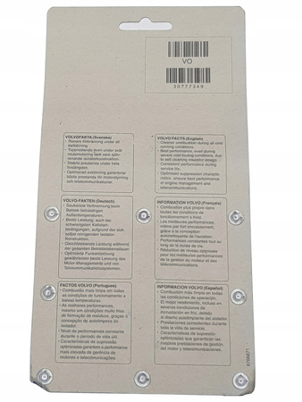 ŚWIECE ZAPŁONOWE VOLVO C30 I 07-13r S40 II 05-12r