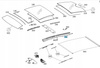 MECHANIZM DACHU PRZESUW MERCEDES A2077820186