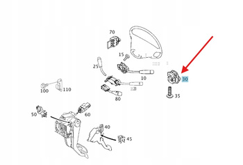 WŁĄCZNIK ŚWIATEŁ MERCEDES C W203 CLK W209 OE A20354509041424