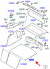 MATA BAGAŻNIKA FOCUS MK2 2007- 1595301 _ 9M51-A13065-AA3YYW