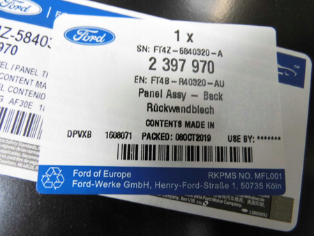 PAS TYLNY WEWNĘTRZNY FORD EDGE 2015- 2397970 _ FT4B-R40320-AU