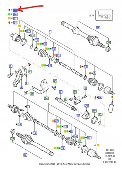 OSŁONA PRZEGUBU ZEWN FORD MONDEO Mk3_1447561_1S71-4A084-CE