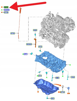 MISKA OLEJOWA 2.0 ECOBLUE FORD MONDEO EDGE 2018- 2290035 _ HG9Q-6675-AA