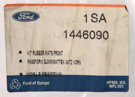 DYWANIKI GUMOWE PRZÓD FORD C-MAX Mk1 2003-2007 _1446090_AM3M5J-R130B18-FC3YYW