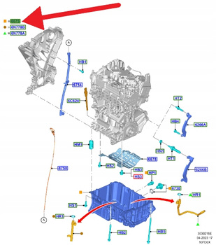 MISKA OLEJOWA 1.0 EB FORD FIESTA PUMA FOCUS 2018- 2207883 _ H6BG-6675-AB