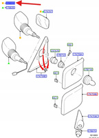 LUSTERKO ZEWNĘTRZNE PRAWE KA 2000-2008 1128994 _ 1S51-17683-DAXWAA