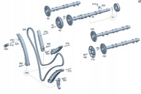 ZESTAW ROZRZĄDU MERCEDES 350D SILNIK 642