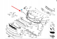 OSŁONA ZACZEPU HOLOWNICZEGO PRZÓD MERCEDES GLA W156 OE 1568854200 9999