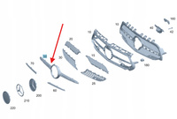 KRATKA LISTWA GRILL ZDERZAKA PRZÓD MERCEDES A W177 B W247 OE A1778880300