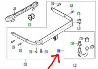 KULA HAKA HOLOWNICZEGO FORD FOCUS Mk2 CMAX 2005- _ 1417797 _ 3M5J-19F503-AB 
