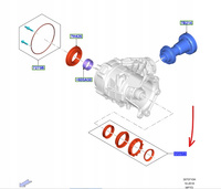 USZCZELKI SKRZYNI ROZDZIELECZEJ FORD EDGE 2016- 2112446 _ CV61-7H469-BB