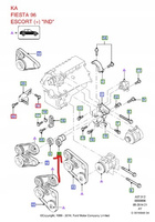 NAPINACZ PASKA KLINOWEGO FORD ESCORT FIESTA KA _ 1004549 _ 96BF-6A228-AB