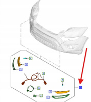ŚWIATŁA DO JAZDY DZIENNEJ KUGA Mk1 2008- 1799245 _ AM8V4J-13B218-ABXWAA