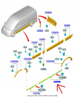 LISTWA PROGOWA PRAWA FORD TRANSIT MK7 MK8 2366712 _ BK31-V10258-CF5YZ9