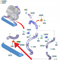 CZUJNIK CIŚNIENIA DOŁADOWANIA 1.5 2.0 2.3 EB FORD 2292584 _ JG9A-9F479-AB