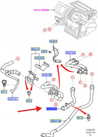 PRZEWÓD NAGRZEWNICY MONDEO S-MAX GALAXY 1738531 _ BG91-8B159-AB