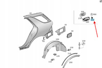 SIŁOWNIK BLOKADA ZAMEK KLAPY WLEWU PALIWA MERCEDES W205 W213 OE A0008207703