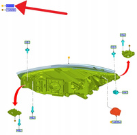 LAMPA PRAWY PRZÓD FULL LED FORD FOCUS Mk4 2022- OE 2665927 _ NX7B-13E014-CF