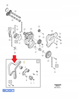 PASEK ROZRZĄDU 2.0 D4 VOLVO S90 V90 17- S80 S60 V60 2014- OE 31316579