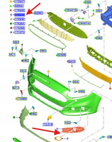 KRATKA HALOGENU PRAWY PRZÓD FORD S-MAX 2015- 1897118 _ EM2B-15A298-AC5YZ9