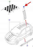 NAKLEJKI FORD FUSION 2002- 1207483 _ AM2N1J-B24472-AB