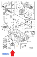 Filtr oleju Volvo OE 3517857