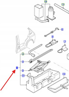 PODNOŚNIK LEWAREK FORD TRANSIT 2000-2014 1767572 _ YC15-17085-FG