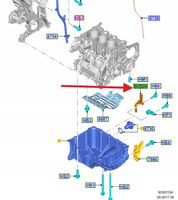 CZUJNIK POZIOMU OLEJU FORD FIESTA ECOSPORT 1.0 EB 2111272 _ H1BA-6C624-AA