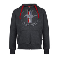 BLUZA FORD MUSTANG GRAFITOWA ROZPINANA rozm. L