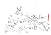 OKULAR MOCOWANIE LAMPY LEWY MERCEDES CLS W218 OE A2186200500