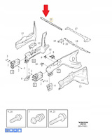 BELKA PRZÓD VOLVO XC60 XC90 OE 31448888