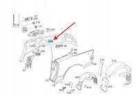 WĄŻ PRZEWÓD PRZY WLEWIE PALIWA MERCEDES C W202 E W210 W208 OE A2106390194