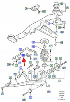 TULEJA ZAWIESZENIA GALAXY 94 - 06 1097530 _ 98VW-4A037-AA