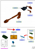 ZESTAW KOMPLETNYCH ZAMKÓW FORD KUGA 2011-2012 1819639 _ BV4A-S22050-BA