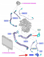 POMPA WODNA 1.0L EB FORD B-MAX FIESTA ECOSPORT 1770916 _ C1BG-8C419-AA