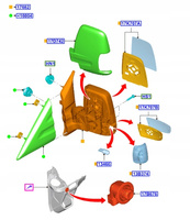 LUSTERKO ZEWNĘTRZNE LEWA STRONA TRANSIT MK7 1932560 _ BK31-17683-JM5JA6